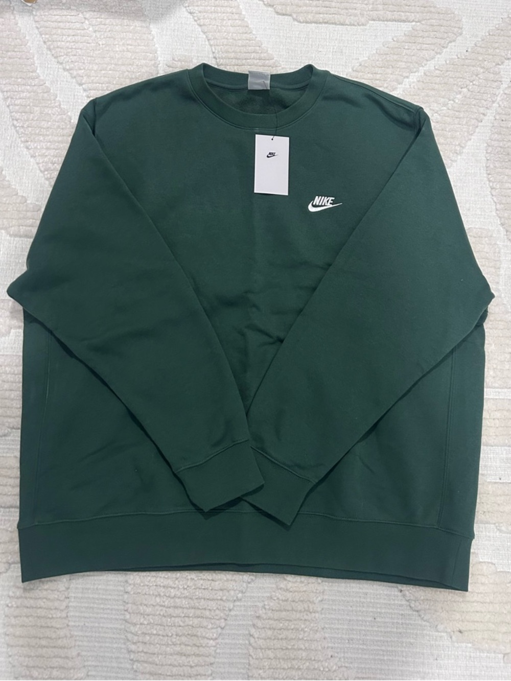 Nike Men's Forest Green Crewneck Sweatshirt